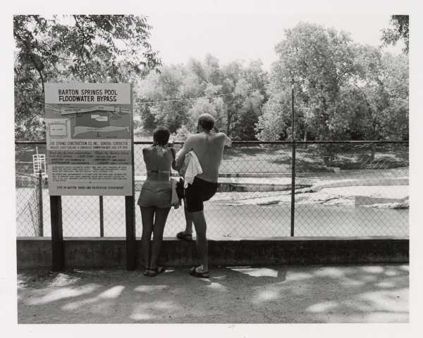Barton Springs was closed to swimming from December 1974 to March 1976