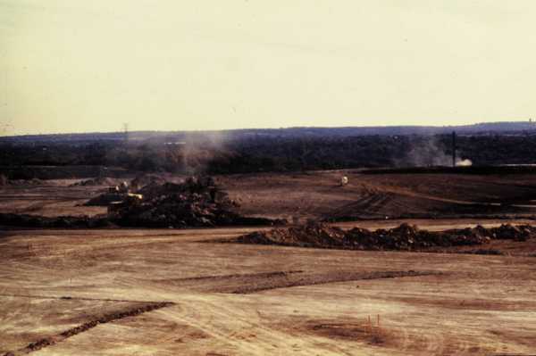 Barton Creek Mall land clearing, 1979