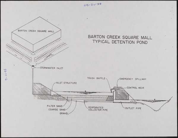 Barton Creek Detention Pond Plans