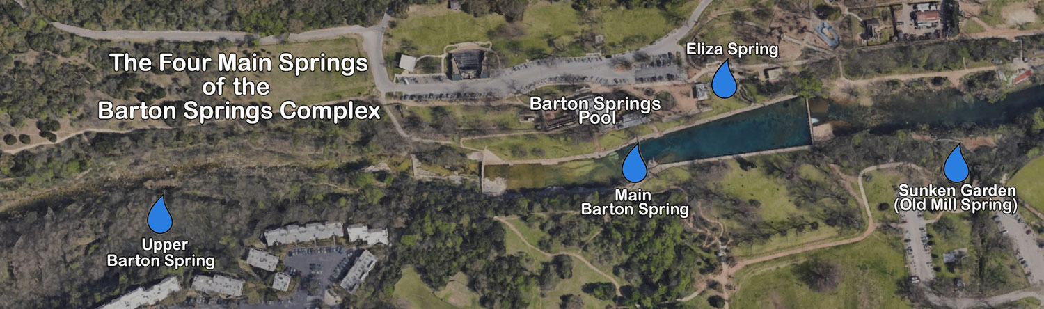 Main springs of the Barton Springs complex