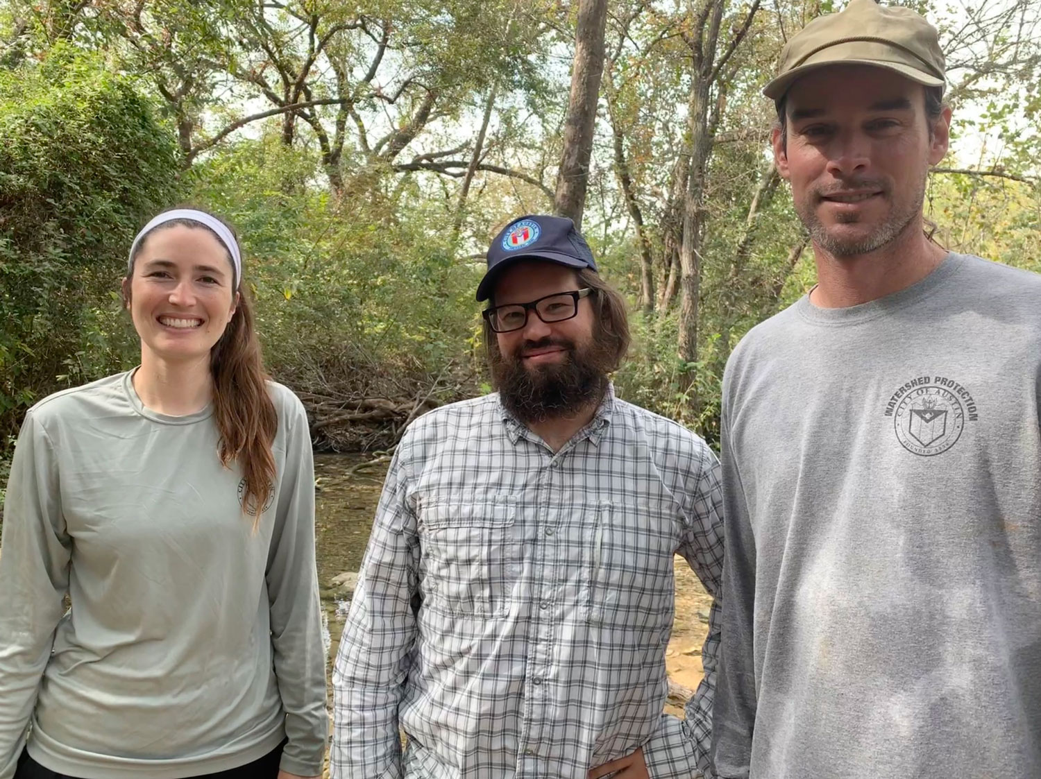 Photo of Matthew Westbrook, Environmental Scientist; Sarah Donelson, Environmental Scientist; Nathan Bendik, Senior Environmental Scientist